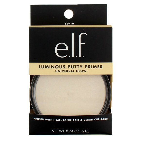 e.l.f. Luminous Putty Primer Universal Glow w/Hyaluronic Acid & Vegan Collagen - Picture 2 of 5
